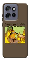 Чехол itsPrint Dog in the fire для Motorola Edge 50 Neo