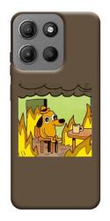 Чехол itsPrint Dog in the fire для Motorola Moto G15 4G