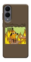 Чехол itsPrint Dog in the fire для Samsung Galaxy S25 Edge