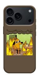 Чехол itsPrint Dog in the fire для Apple iPhone 17 Pro (6.3")
