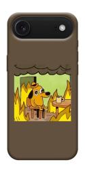 Чехол itsPrint Dog in the fire для Apple iPhone 17 Air (6.5")