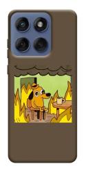 Чехол itsPrint Dog in the fire для Motorola Edge 60 Fusion