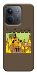 Чехол itsPrint Dog in the fire для Xiaomi Redmi 15C (EU)