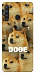 Чехол itsPrint Doge pattern для Samsung Galaxy A21