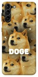 Чехол itsPrint Doge pattern для Samsung Galaxy S21+