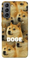 Чехол itsPrint Doge pattern для Samsung Galaxy S21 FE