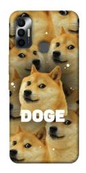 Чехол itsPrint Doge pattern для TECNO Spark 7