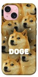 Чехол itsPrint Doge pattern для Apple iPhone 15 (6.1")