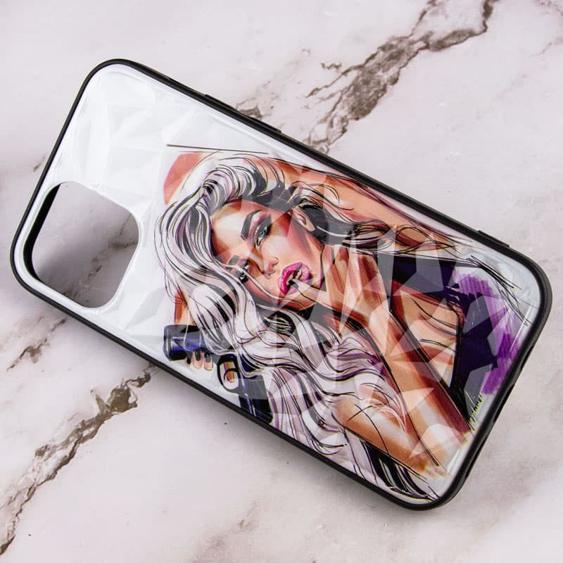 TPU+PC чохол Prisma Ladies для Apple iPhone 12 Pro Max (6.7) з креативним принтом на малюнкі №3