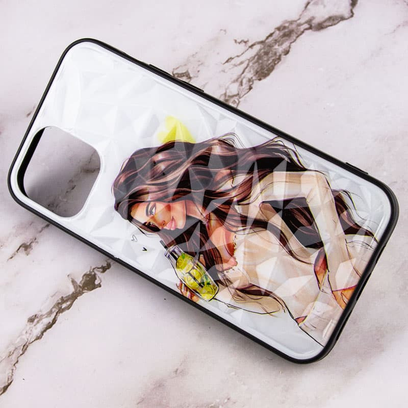 TPU+PC чохол Prisma Ladies для Apple iPhone 12 Pro Max (6.7) з креативним принтом на малюнкі №3