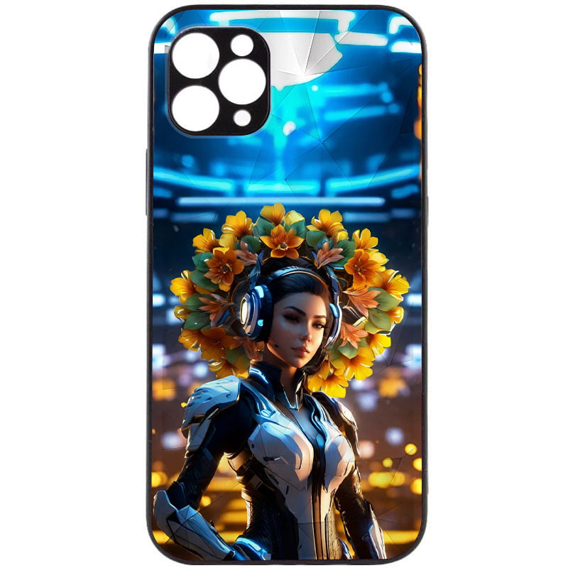 TPU+PC чохол Prisma Ladies для Apple iPhone 12 Pro Max (6.7) з креативним принтом на малюнкі №1