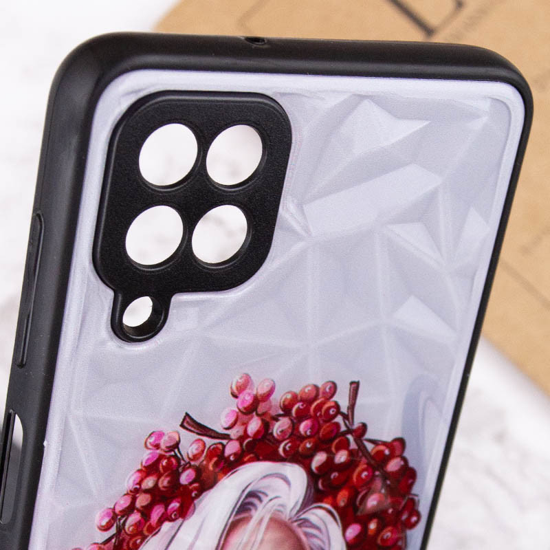 TPU+PC чехол Prisma Ladies для Samsung Galaxy M53 5G с креативным принтом на картинке №5