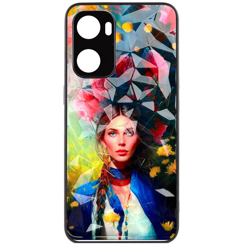 TPU+PC чехол Prisma Ladies для Oppo A57s с креативным принтом на картинке №1
