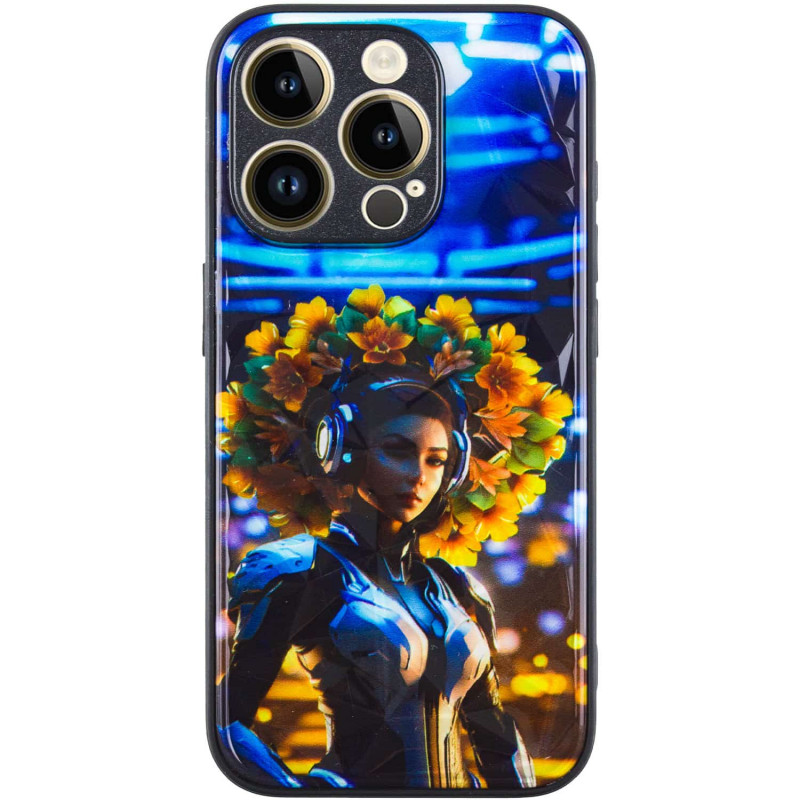 TPU+PC чохол Prisma Ladies для Apple iPhone 15 Pro (6.1) з креативним принтом на малюнкі №2
