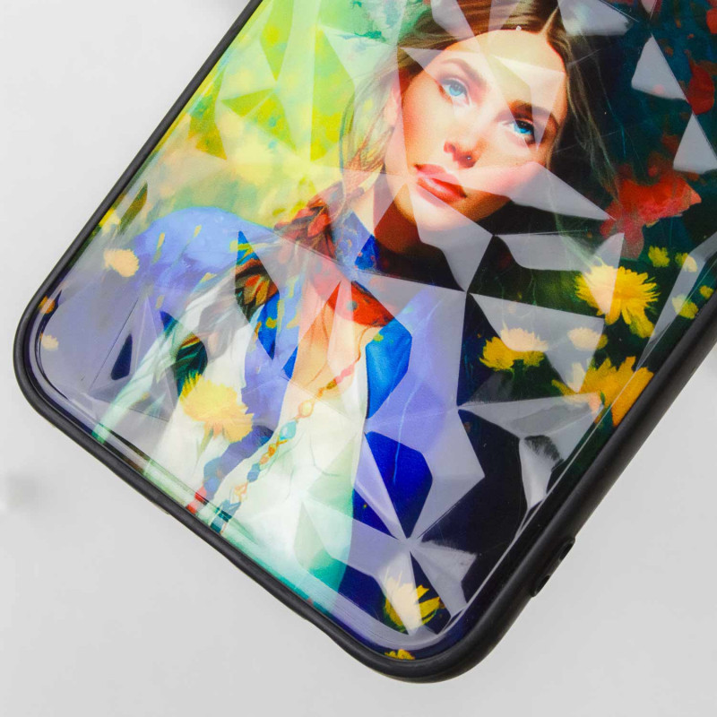 TPU+PC чехол Prisma Ladies для Oppo A98 с креативным принтом на картинке №3