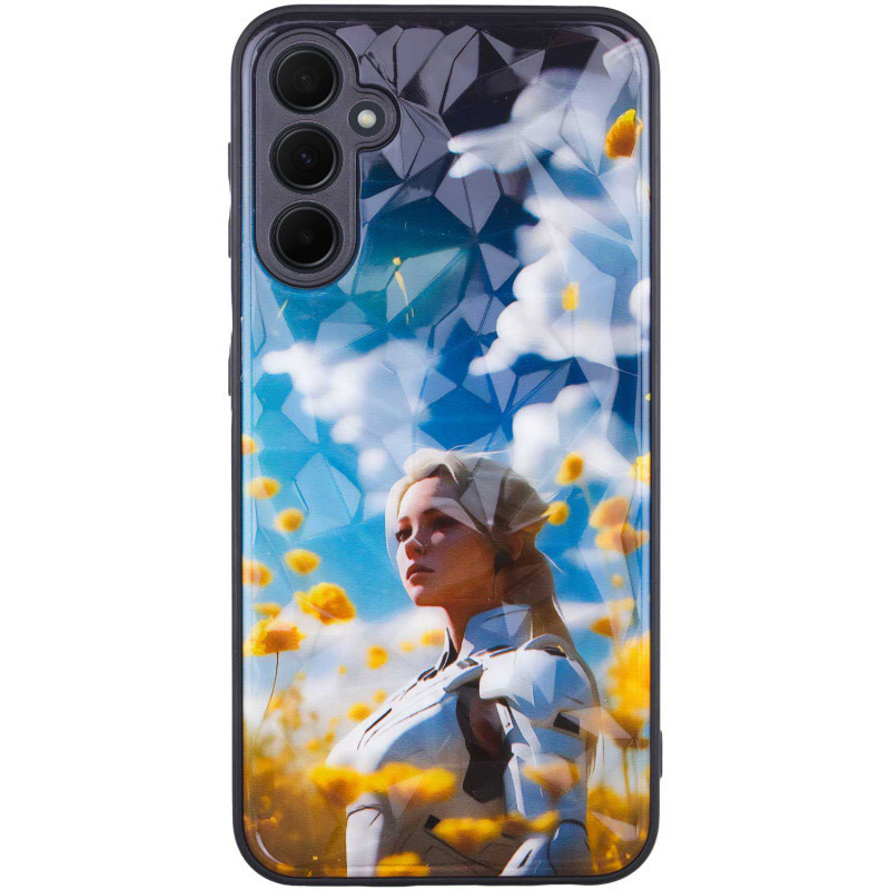 TPU+PC чохол Prisma Ladies для Samsung Galaxy A36 5G з креативним принтом на малюнкі №2