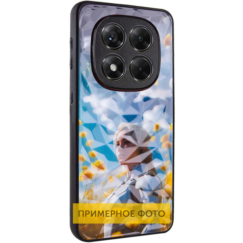 TPU+PC чехол Prisma Ladies для Xiaomi Redmi Note 14 4G (Int. version) с креативным принтом на картинке №1