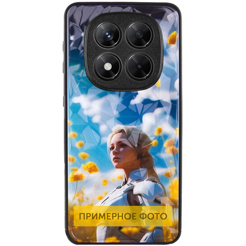 TPU+PC чехол Prisma Ladies для Xiaomi Redmi Note 14 4G (Int. version) с креативным принтом на картинке №2