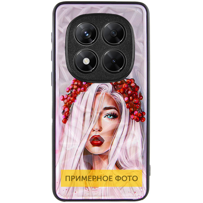 TPU+PC чехол Prisma Ladies для Xiaomi Redmi Note 14 4G (Int. version) с креативным принтом на картинке №2