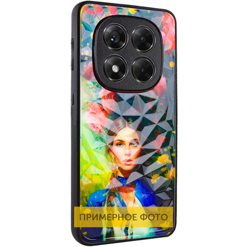 TPU+PC чехол Prisma Ladies для Xiaomi Redmi Note 14 4G (Int. version) с креативным принтом на картинке №1