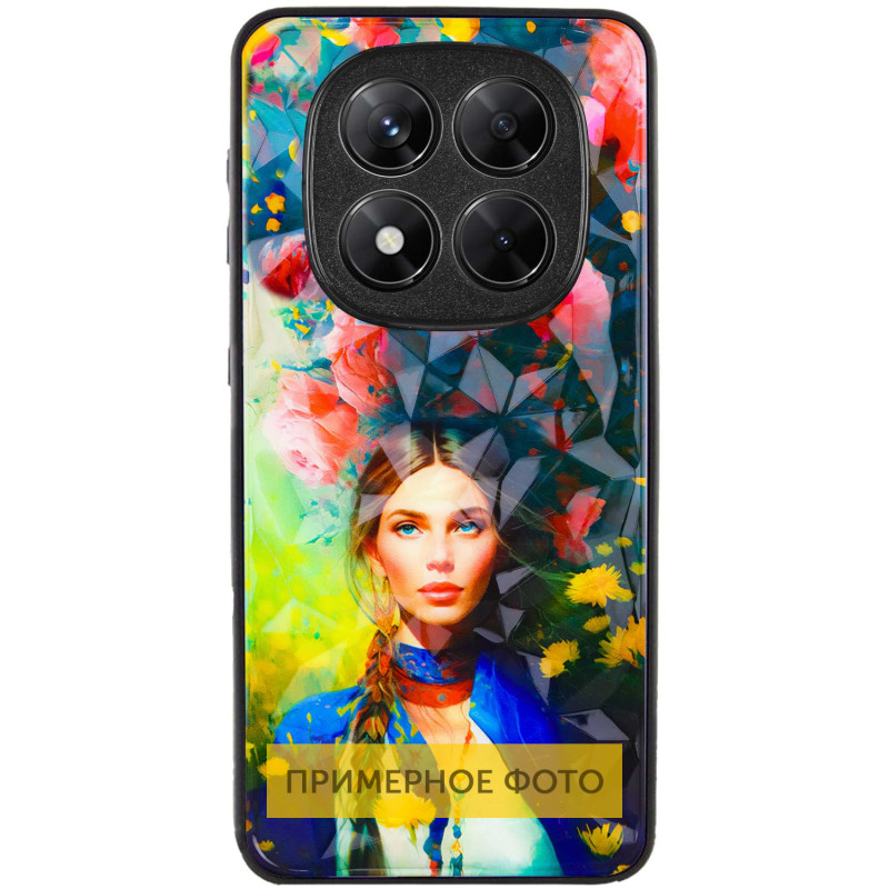 TPU+PC чехол Prisma Ladies для Xiaomi Redmi Note 14 4G (Int. version) с креативным принтом на картинке №2