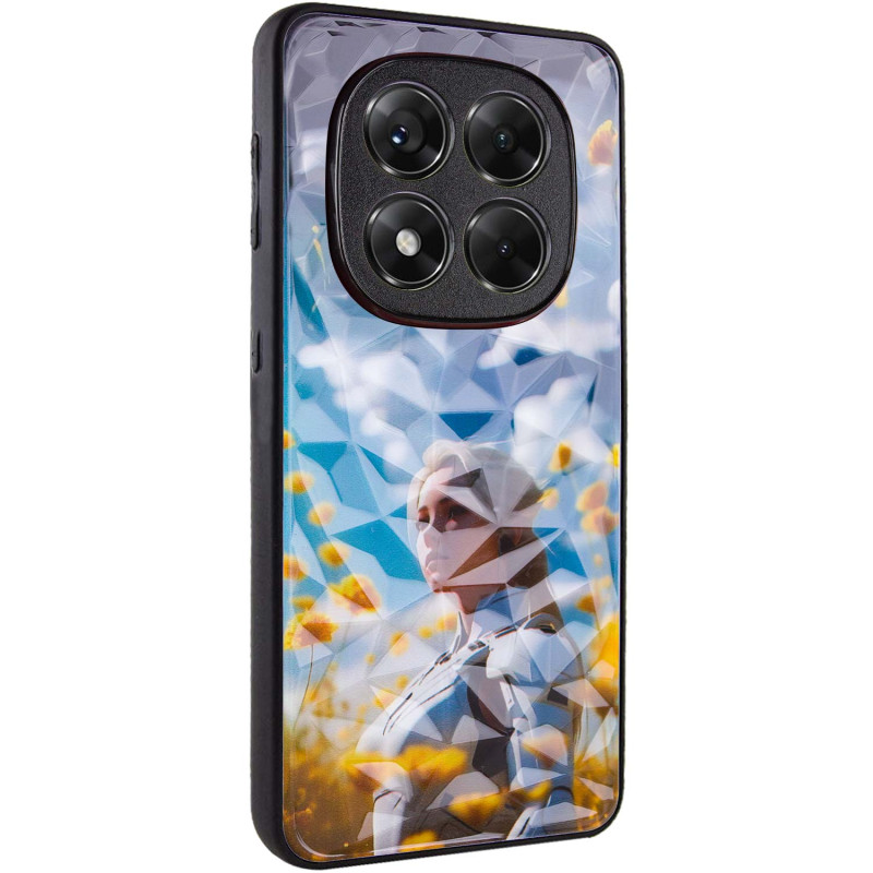 TPU+PC чехол Prisma Ladies для Xiaomi Redmi Note 14 Pro 4G с креативным принтом на картинке №1