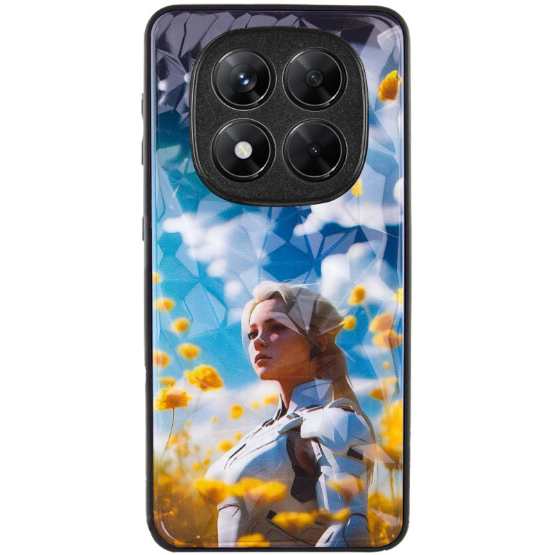 TPU+PC чехол Prisma Ladies для Xiaomi Redmi Note 14 Pro 4G с креативным принтом на картинке №2