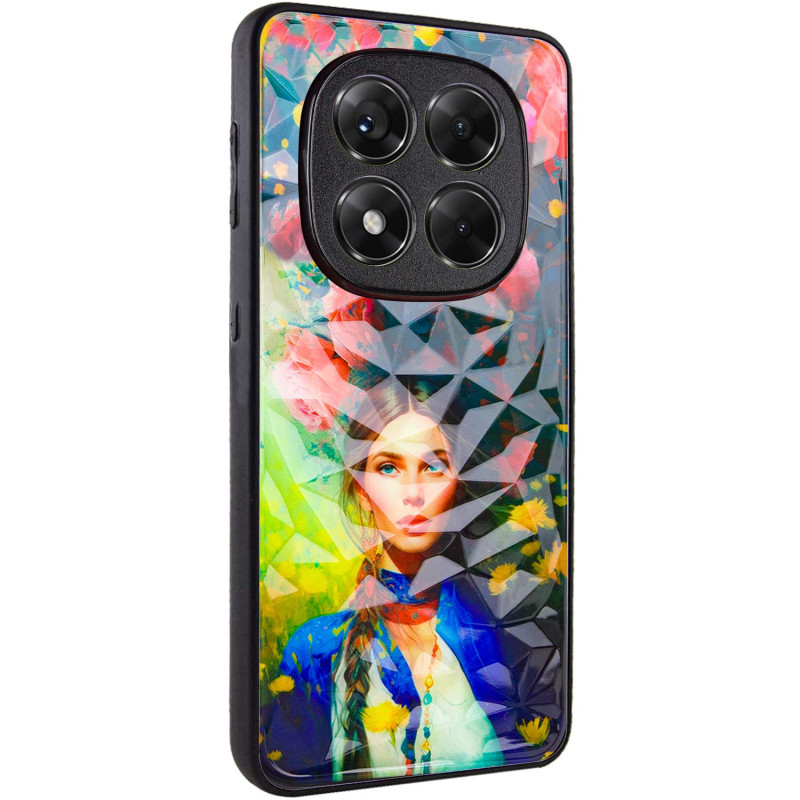 TPU+PC чехол Prisma Ladies для Xiaomi Redmi Note 14 Pro 4G с креативным принтом на картинке №1