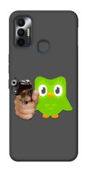 Чехол itsPrint Duolingo meme для TECNO Spark 7