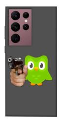 Чехол itsPrint Duolingo meme для Samsung Galaxy S22 Ultra