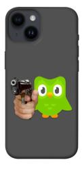 Чехол itsPrint Duolingo meme для Apple iPhone 14 (6.1")