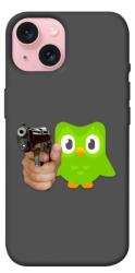 Чехол itsPrint Duolingo meme для Apple iPhone 15 (6.1")