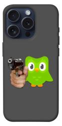 Чехол itsPrint Duolingo meme для Apple iPhone 15 Pro (6.1")