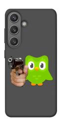 Чехол itsPrint Duolingo meme для Samsung Galaxy S24