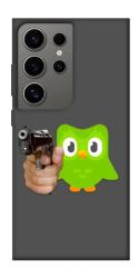 Чехол itsPrint Duolingo meme для Samsung Galaxy S24 Ultra