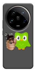 Чехол itsPrint Duolingo meme для Xiaomi 14 Ultra