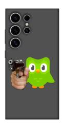 Чехол itsPrint Duolingo meme для Samsung Galaxy S25 Ultra