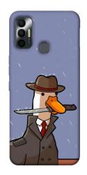 Чохол itsPrint Goose with knife для TECNO Spark 7
