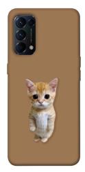 Чехол itsPrint Kitty standing для Oppo Reno 5 4G