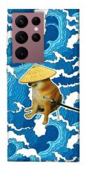 Чехол itsPrint Sad dog samurai для Samsung Galaxy S22 Ultra