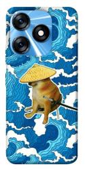 Чехол itsPrint Sad dog samurai для TECNO Spark 10 Pro