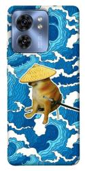 Чехол itsPrint Sad dog samurai для Motorola Edge 40