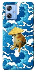 Чехол itsPrint Sad dog samurai для Motorola Moto G84