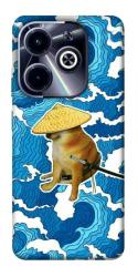 Чехол itsPrint Sad dog samurai для Infinix Hot 40i