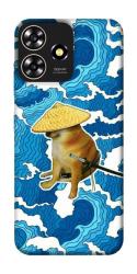 Чехол itsPrint Sad dog samurai для ZTE Blade A73 4G