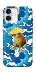 Чехол itsPrint Sad dog samurai для Apple iPhone 16 (6.1")