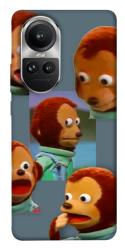 Чехол itsPrint Side eye monkey для Oppo Reno 10