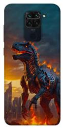 Чехол itsPrint Fire dino для Xiaomi Redmi Note 9 / Redmi 10X
