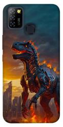 Чехол itsPrint Fire dino для Infinix Hot 10 Lite