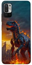 Чехол itsPrint Fire dino для Xiaomi Redmi Note 10 5G